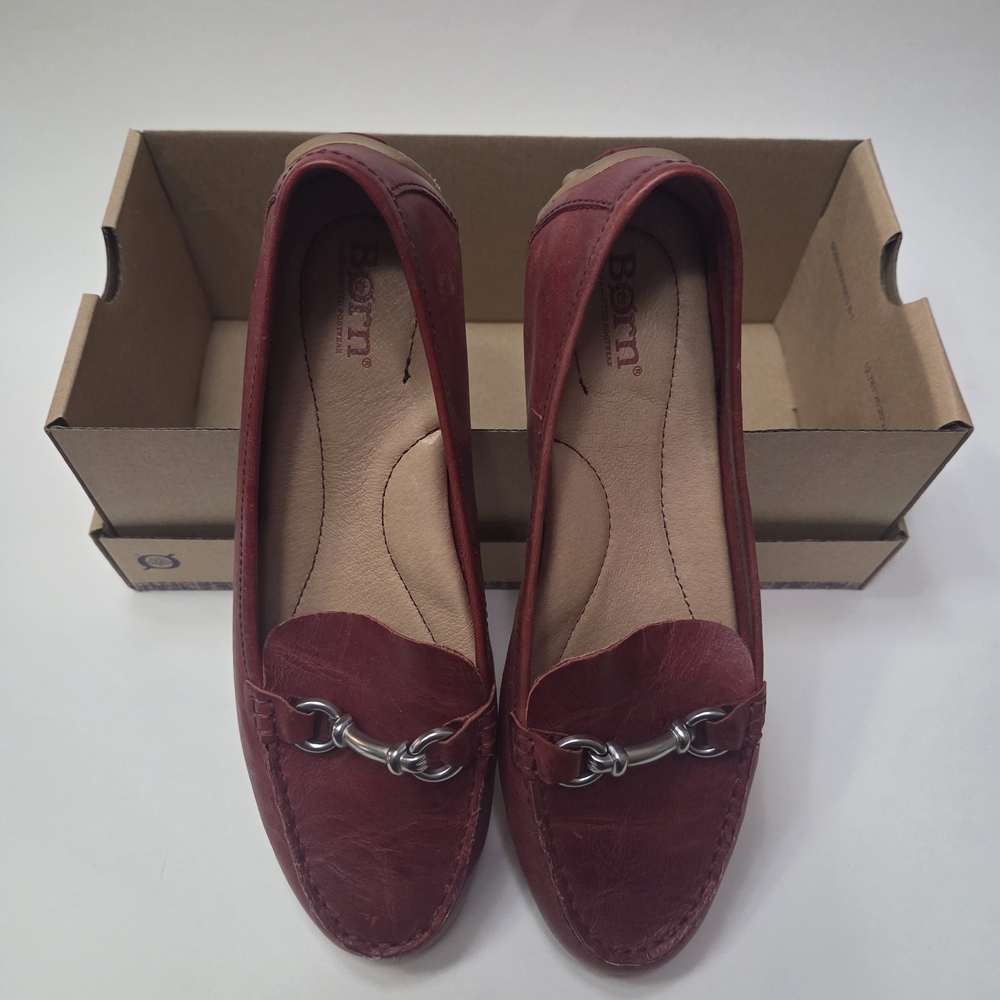 Born Women's Red Loafers